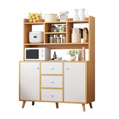 China Multivariable Density Board Wood Space Office Furniture Tea Filing Cabinet Tea Cabinet Side Side Cabinet for sale