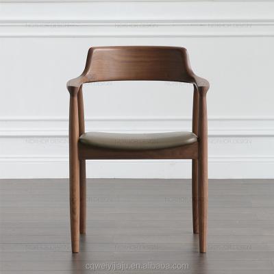 China Environmental protection varnish 2022 popular environmental protection simple varnish modern oak dining chair for home and hotel for sale