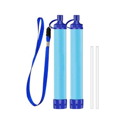 China 32Â ° F-90Â ° F AMPMOUTDOOR Portable Small Personal Water Filter Straw For Outdoor Camping Hiking for sale