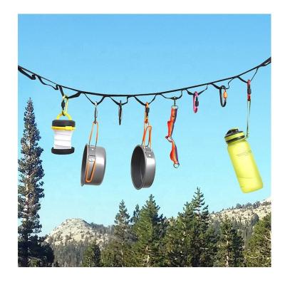 China AMPMOUTDOOR Tent Easy Carry Outdoor Elastic Storage Camping Hiking Hooks Storage Belt Rope Strap for sale