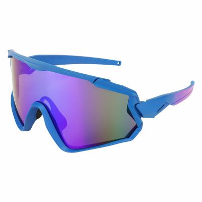 China AMPMOUTDOOR Anti UV One Piece Shape Polarized Sunglasses Men Sports Cycling Glasses Running Glasses Sport Sunglasses Sports Sunglasses for sale