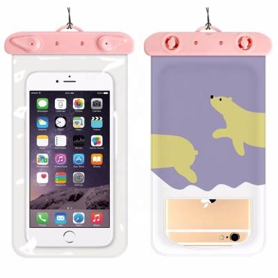 China Wholesale Paper Customized Good Quality PVC Mobile New Design Waterproof Cell Phone Bags and Cases for sale