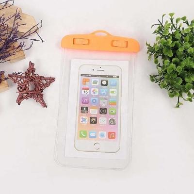 China Waterproof PVC Cell Phone Accessories Bag Outdoor Waterproof Cell Phone Pouch for sale