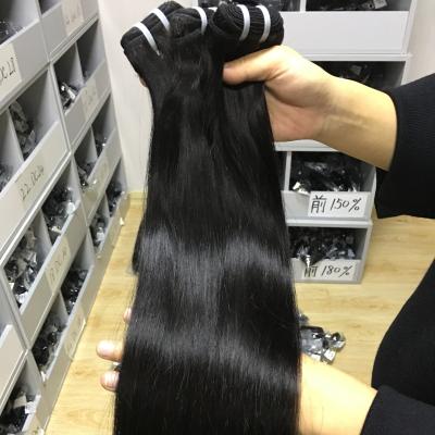 China 8-30 Inch Wave Straight Hair Bundles 12a Virgin Bone Grade Pulled Super Unprocessed Raw High Quality Silky Straight Double Wave Hair for sale