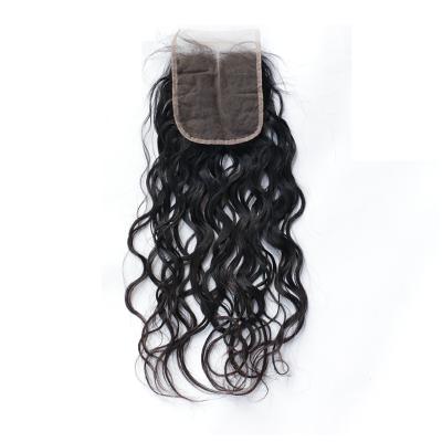 China Fast Shipping Raw Natural Wave Virgin Hair Indian Hair Lace Closure Products For Women for sale