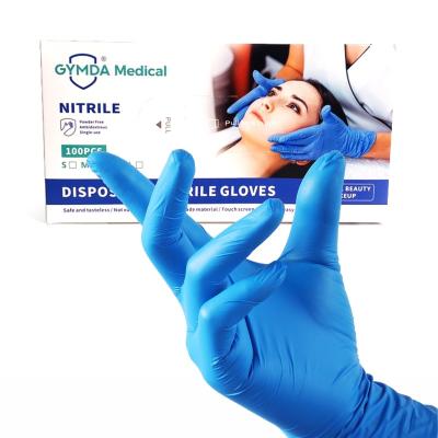 China NBR Nail Equipments Nail Tools Supplies Disposable Nitrile Gloves for sale