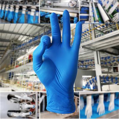 China 100% Nitrile Nitrile Gloves Manufacturers for sale