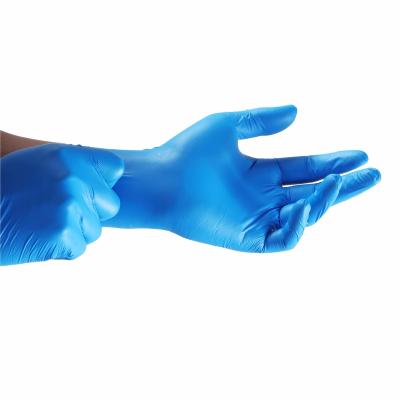 China Hot Selling Cheap Nitrile Powder Free Non-Medical Touch Screen Prep Disposable Anti-Slip Gloves Waterproof Gloves for sale