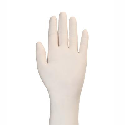 China Anti-slip High Quality White Latex Gloves Disposable Waterproof Medical White Gloves for sale