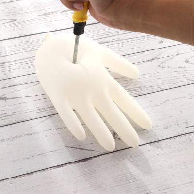 China Hot Sale Custom Sterile Examination Gloves Disposable Waterproof High Quality White Latex Gloves for sale