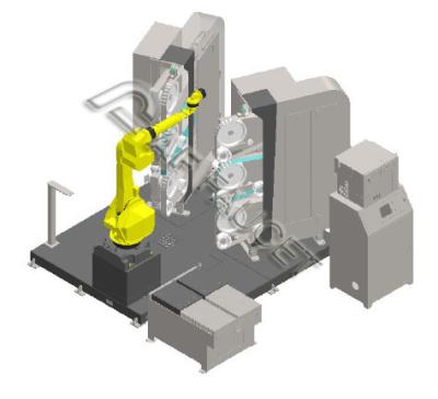 China RTAF-AG0206- Máquina de molienda robótica de 50 kg para grifo de latón de gran tamaño en venta