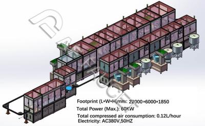 Chine RTAF-CA001-HF- ligne de montage entièrement automatique ligne de production entièrement automatique à vendre