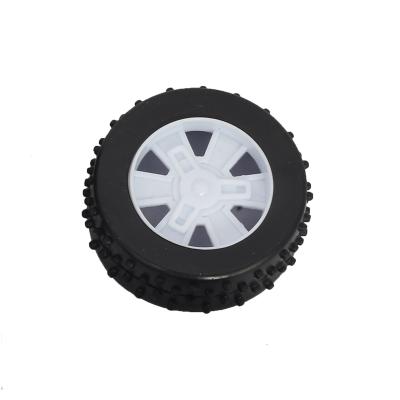 China Vehicles & Remote Control Wheels Rubber Plastic Wheel Toys Car Toy Accessories for sale