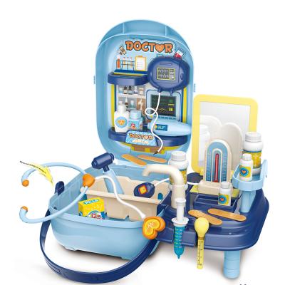 China Child Pretend Play Toy Doctor Education Toy Gift Doctor Play Set Doctor Kit Set Emergency Kit Baby for sale