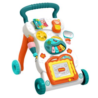 China Wholesale Multifunctional Muscial Baby Walkers Car Learning Toys with Music and Light for sale