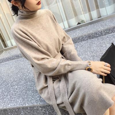 China SIPO Muslim Sweater 2021 Modest New Design Promotions Fashion Muslim Women Knitted Dress Autumn Winter Long Women Sweater for sale