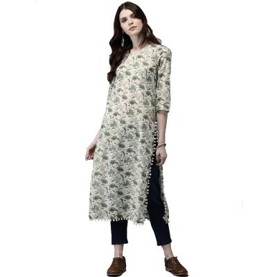 China Wholesale Newest Women's Kurti SIPO Long Kurti Designs Women's Baju Kurti Dress Indian Ladies for sale