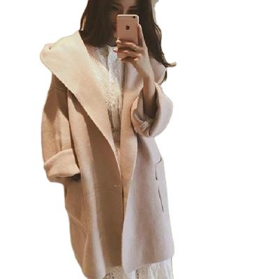 China SIPO Windproof Muslim Elegant Women Coat Long Style Lady Autumn And Casual Winter Woolen Luxury Coat for sale