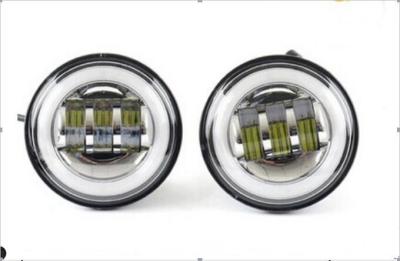 China Strong illumination 4.5inch 30w fog lights for Harley Davidson with Angel Eyes for sale