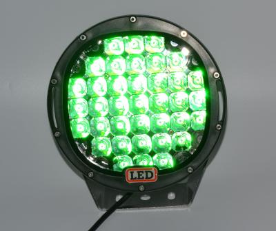 China Green 185W Round LED Work Light 12V Fog Driving Roof Bar Bumper Off-road for Truck Car ATV SUV Jeep for sale