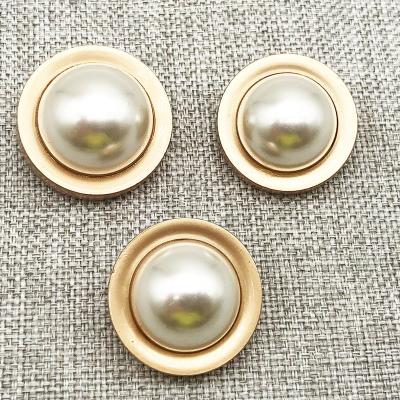 China Nickel Free Botones Customized Bead Button Metal Coat Buttons Sewing Leg Buttons For Clothes for sale