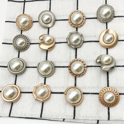 China Nickel Free Botones Customized Bead Button Metal Coat Buttons Sewing Leg Buttons For Clothes for sale