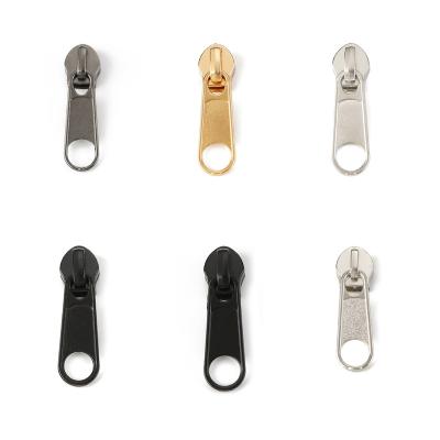 China Wholesale Custom Nickel Free Metal Zipper Puller Slider Zipper Pull Zipper Slider For Handbag for sale