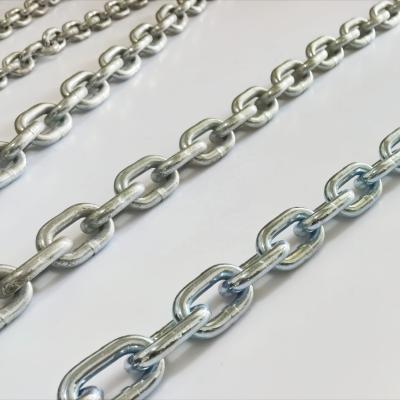 China Anchor Chain Hot Dip Galvanized ASTM / NACM / EN G43 Silver Galvanized Anchor Chain for sale