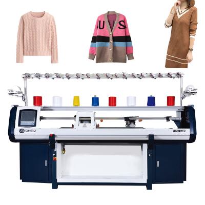 China Universal Flat Cuff Sweater Knitting Machine Flat Double Collar System for sale