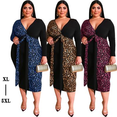 China SS452 Anti-Static Large Women Dress 5XL Plus Size Women Casual Dress Ladies Wear Dresses Elegant Casual for sale