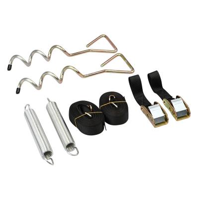 China Tent Fix E047 Accessories RV Tent Camping Anchor Kit With Tie Down Strips for sale