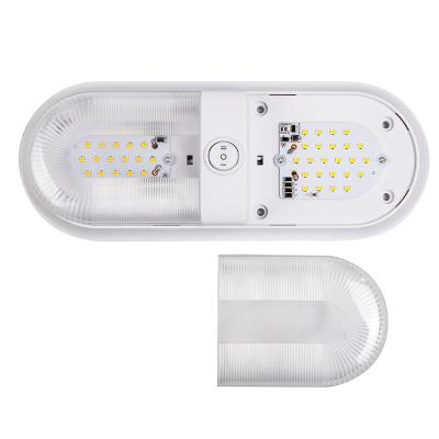 China ABS+PC EmDRVDL 12-24V RV LED Double Dome Light Fixture White Color for sale