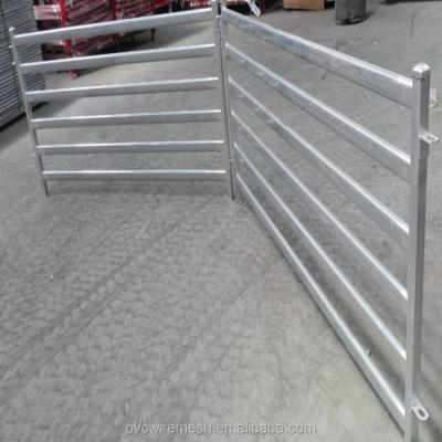 China Round Tube Or Square Tube Or Oval Tube Cattle Fence Panel For Horse Sheep Stockyard Feeder for sale