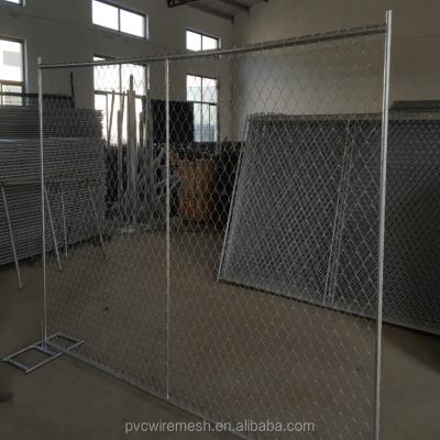 China Barrier Mesh Galvanized Chain Link Wire Mesh Temporary Fence for sale