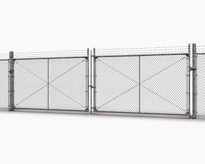 China Easily Assembled Low Price Used Chain Link Fence Panels for sale