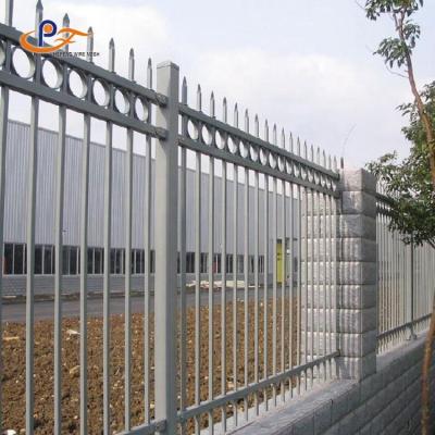 China Easily Assembled Handmade Prefabricated Wrought Iron Fence for sale