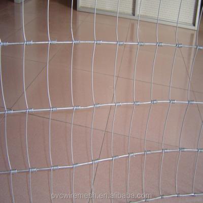 China Plain Weave Fixed Knot Woven Wire Mesh For Farm Fence for sale