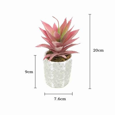 China Z2016 Decoration Outdoor Decor Wholesale Artificial Potted Succulent Plants For Decoration for sale