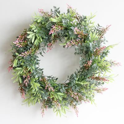 China Decoration 35CM Artificial Flowers Weave Eucalyptus Garland Full Of Sky Star For Wedding Decoration Home Decoration for sale