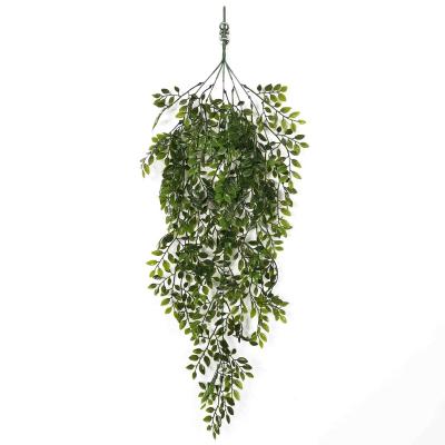 China S322 Decoration Wall Hanging Vine Green Plant Eucalyptus Artificial Grass Vine For Home Decor for sale