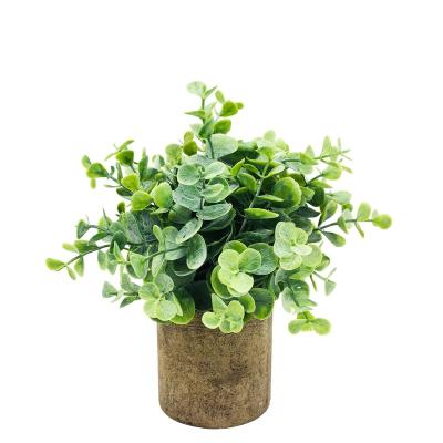 China Custom Minimalist OEM Simulation Potted Plant Artificial Flower To Mini Artificial Potted Potted Plants For Decoration for sale