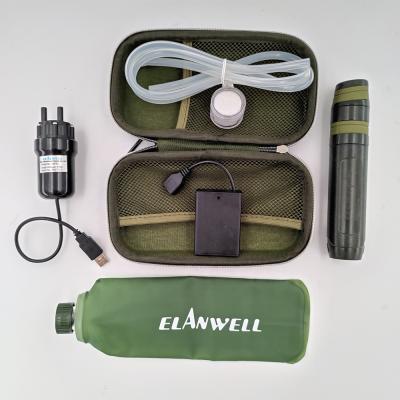 China Camping/Hiking/Outdoor/Travel/Survival/Mountain Military Hiking Portable Army Water Filter for Camping for sale