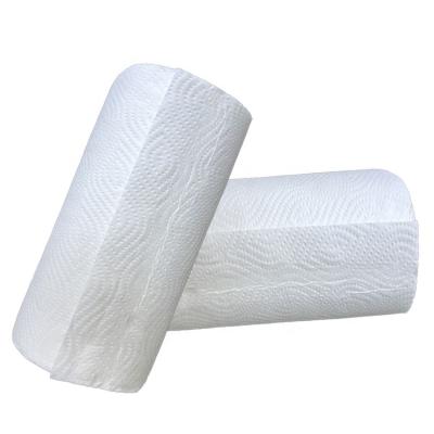 China Wood 2ply Rack Oil Absorption Kitchen Roll Cleaning Paper Disposable Kitchen Vertical Paper Paper Paste for sale