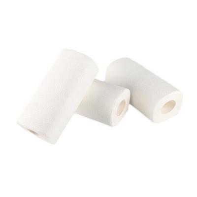 China Oil Absorption Household Custom Kitchen Cleaning Paper Towels Roll Disposable Kitchen Paper for sale