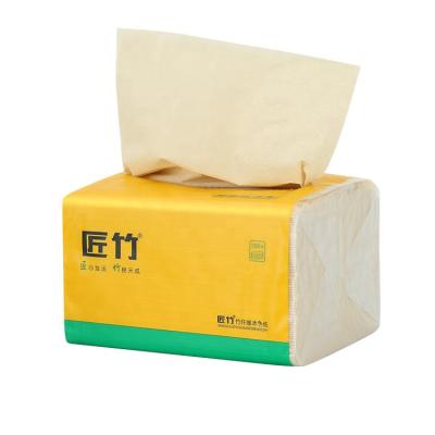 China Eco Friendly 3 Ply Toilet Paper Bamboo Pulp Toilet Paper Box Tissue Facial Tissue Hotel for sale