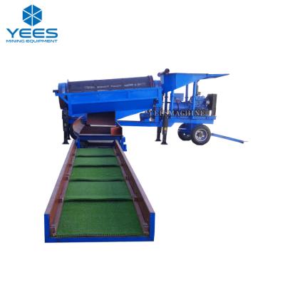 China Hot Sale Alluvial Gold Washing Screening Dust Alluvial Gold Washing Plant Gold Processing Equipment for sale