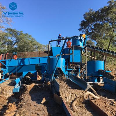 China Popular Alluvial Placer Gold Mining Equipment 10-30TPH Small Gold Mining Placer Gold Washing Plant for sale