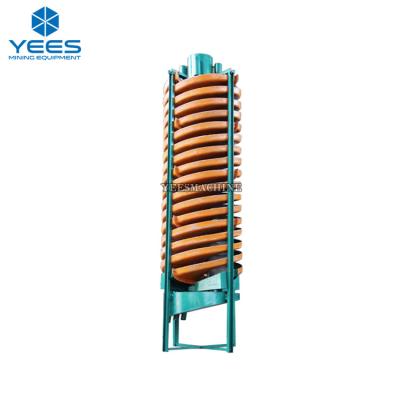 China Hot Selling Metal Ore Gravity Spiral Chute Wet Spiral Separator For Mineral Separation for sale