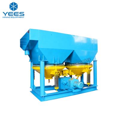 China High Recovery Rate Easy Alluvial Gold Diamond Processing Gravity Separator JT5-2 12Tph Jig Concentrator Machine for sale