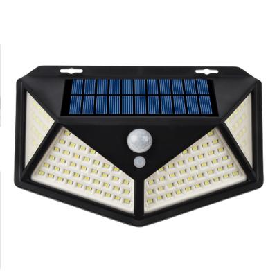 Cina 100led Outdoor Super Security Garden Street Motion Waterproof Solar Garden Wall Light for Front Door Back Yard Garage in vendita